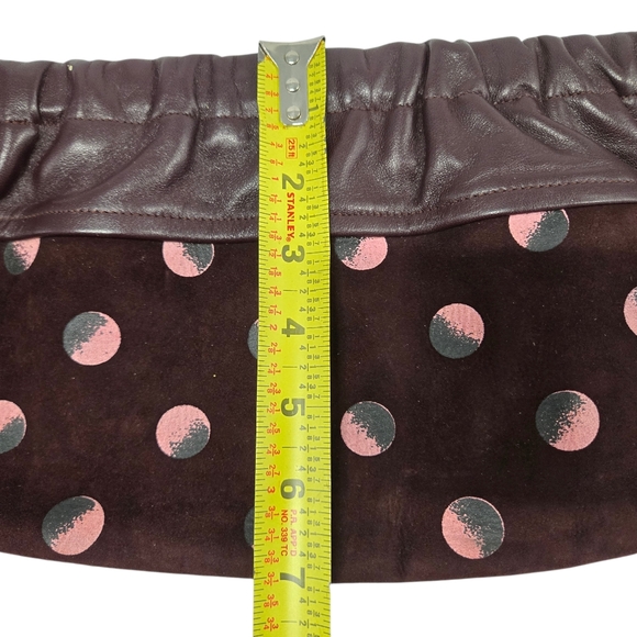 Bells & Whistles By Barbara Rourke  Leather Clutch - Picture 5 of 11